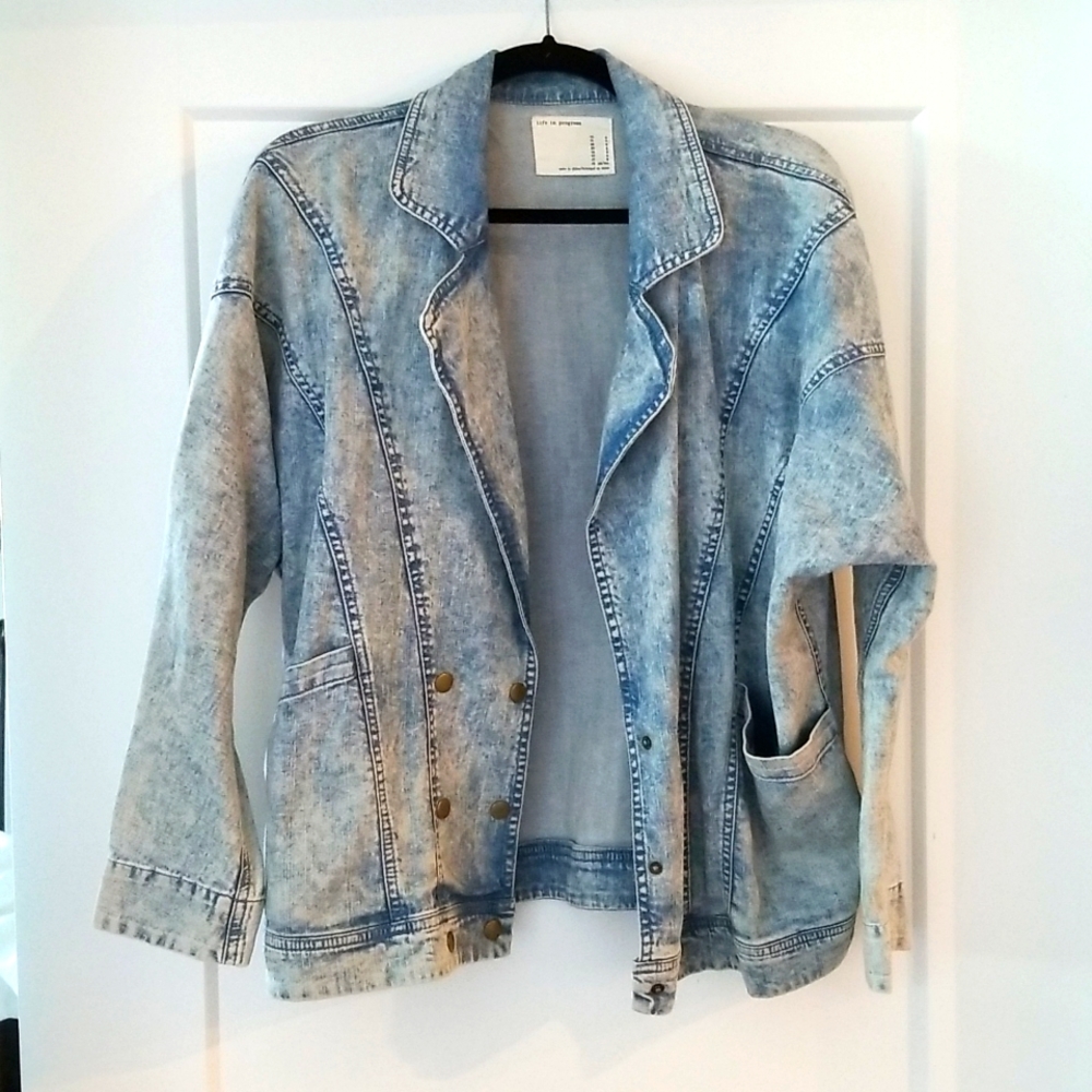 Life in Progress Blue Jeans Denim Jacket  Size M